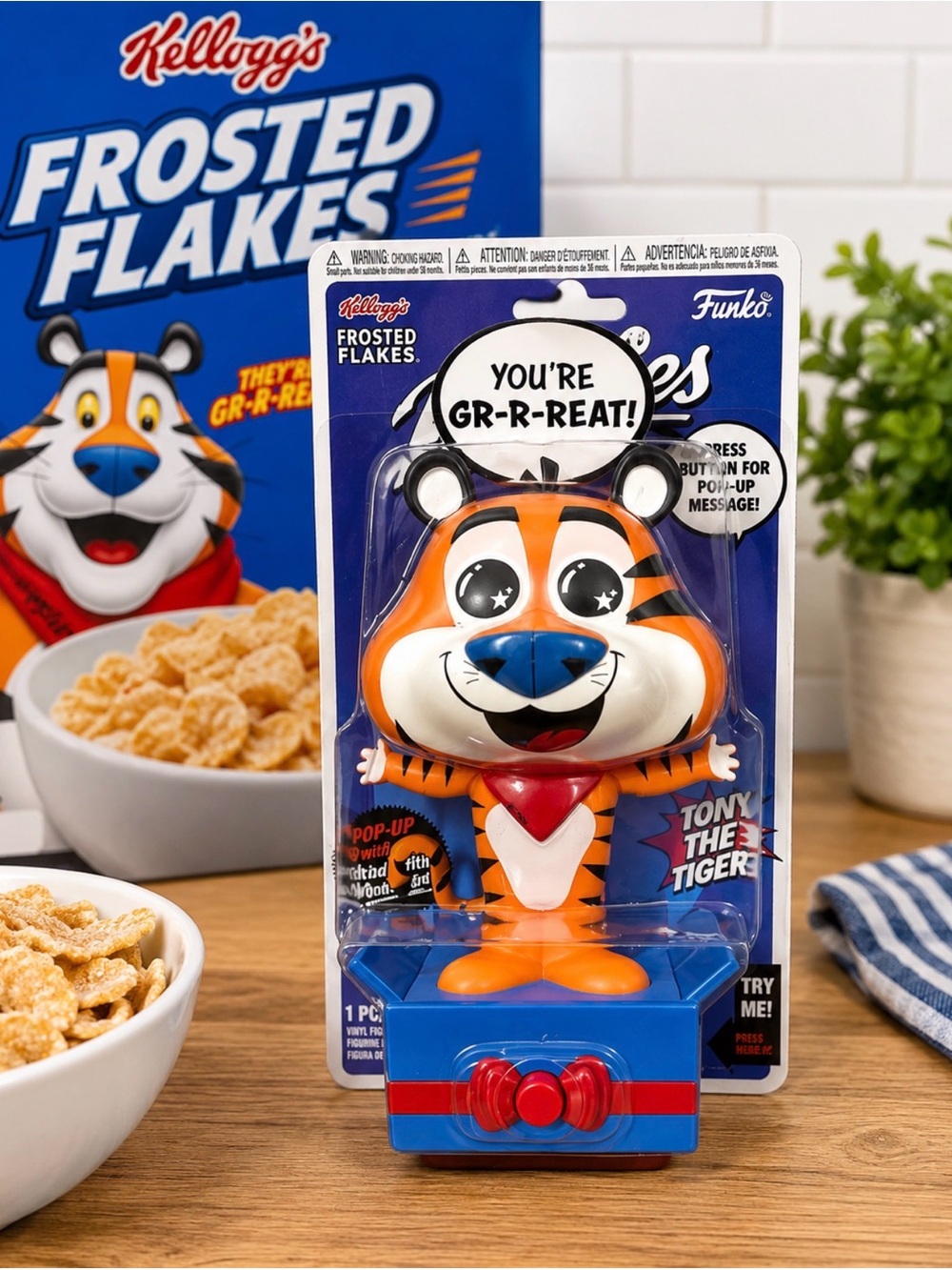 Funko Popsies Tony the Tiger Kellogg’s Frosted Flakes Pop-Up Figure NEW 2021